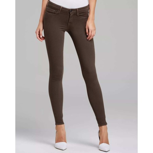 Vince Riley leggings marrone lavaggio skinny jeans casual tutti i giorni pantaloni denim taglia 29 - Foto 5 di 8