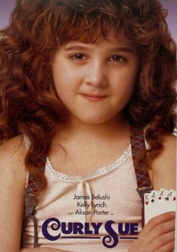Vintage 1991 Curly Sue Pre-Release Ticket Jim Belushi Kelly Lynch Alisan Porter - Picture 1 of 3