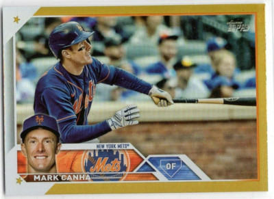2023 Topps Series 1 Mark Canha Gold Foil #329 Mets