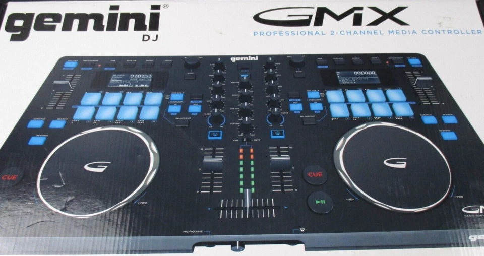 Gemini GMX Professional DJ Audio Equipment GMX MIDI Controller Dual Media Player - Image 4 of 4