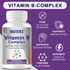 Vitamin B1+B2+B3+B5+B6+B12, promote protein synthesis and muscle recovery