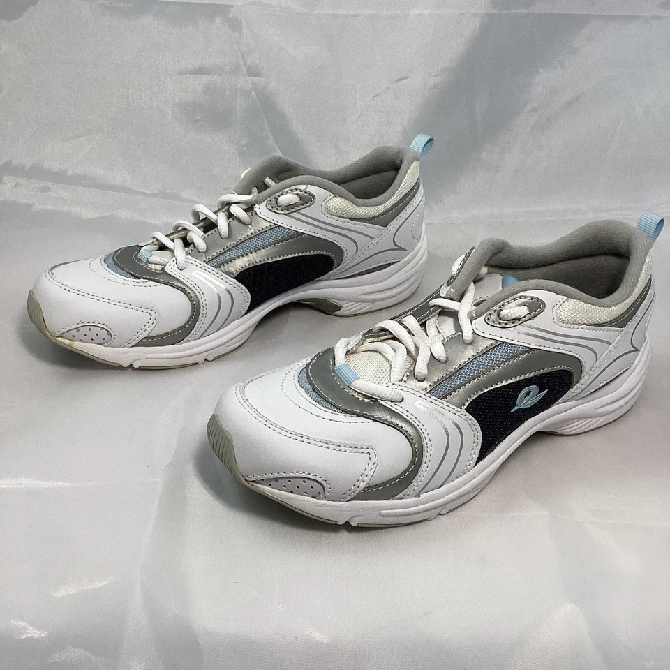 Zapatilla deportiva Easy Spirit Galaxy ~ blanca con gris ~ para mujer talla 7,5 Foto 2 de 4