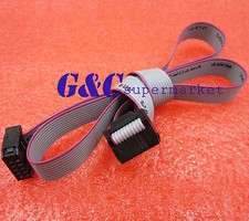 70CM 10 Pin USB ASP ISP JTAG AVR wire 10P IDC Flat Ribbon DATA Cable 2.54mm