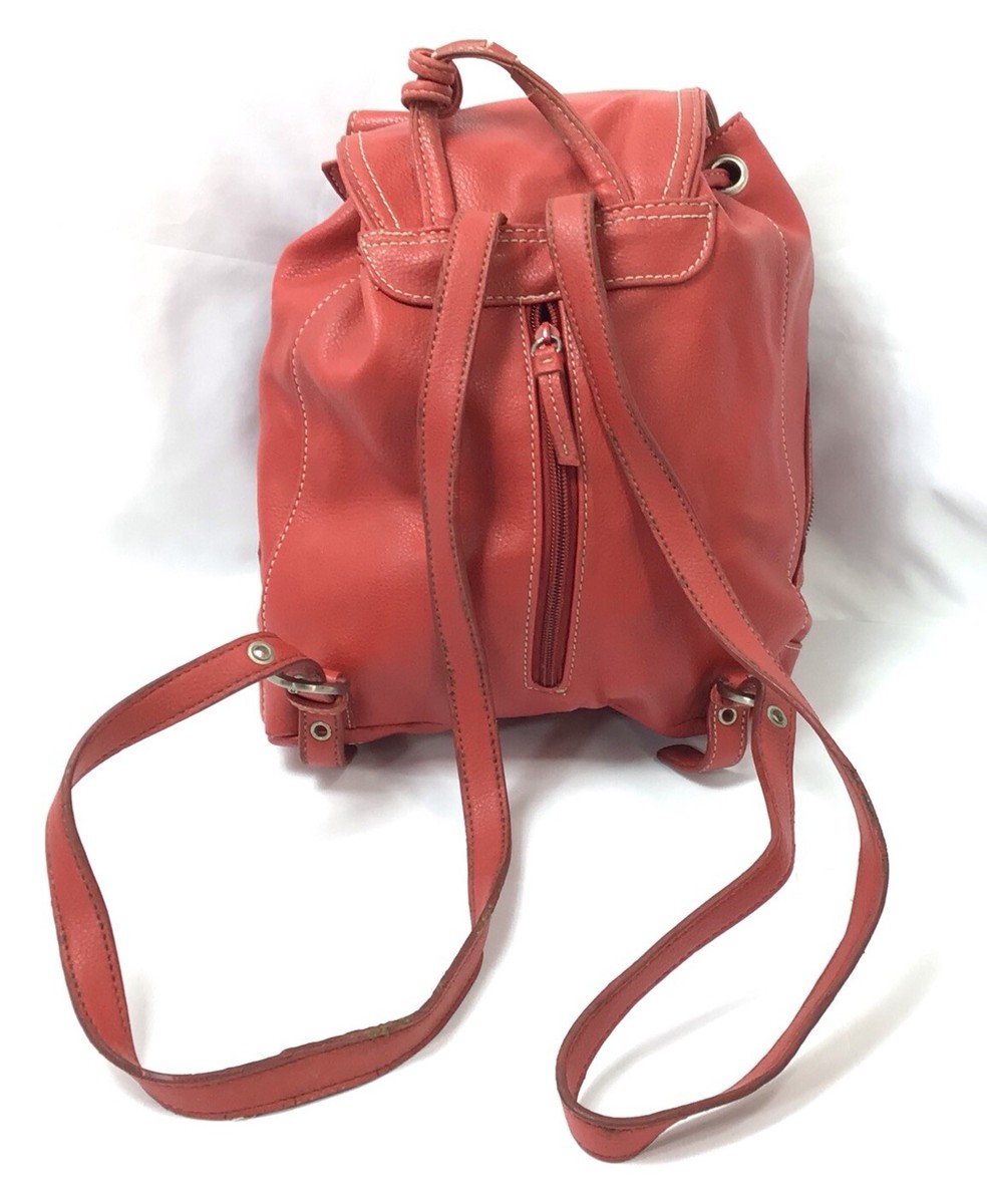 Vintage Nine West Red Backpack Bag Purse | eBay display picture 1