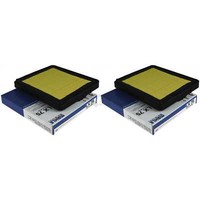 2X Mahle / Knecht Luftfilter Lx 75 Air Filter
