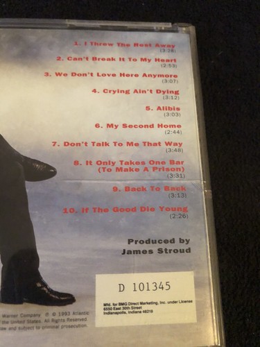 Alibis by Lawrence, Tracy (CD, 1993) Unsealed - Picture 4 of 11