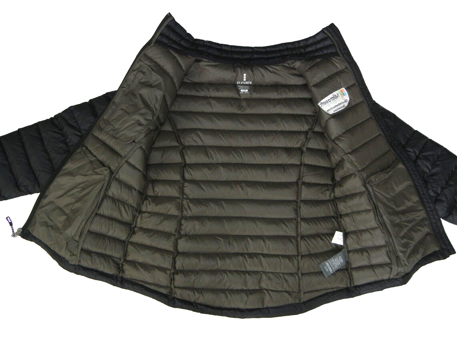 MICROSOFT CLOUD Windows Black Warm DOWN WINTER JA… - image 6