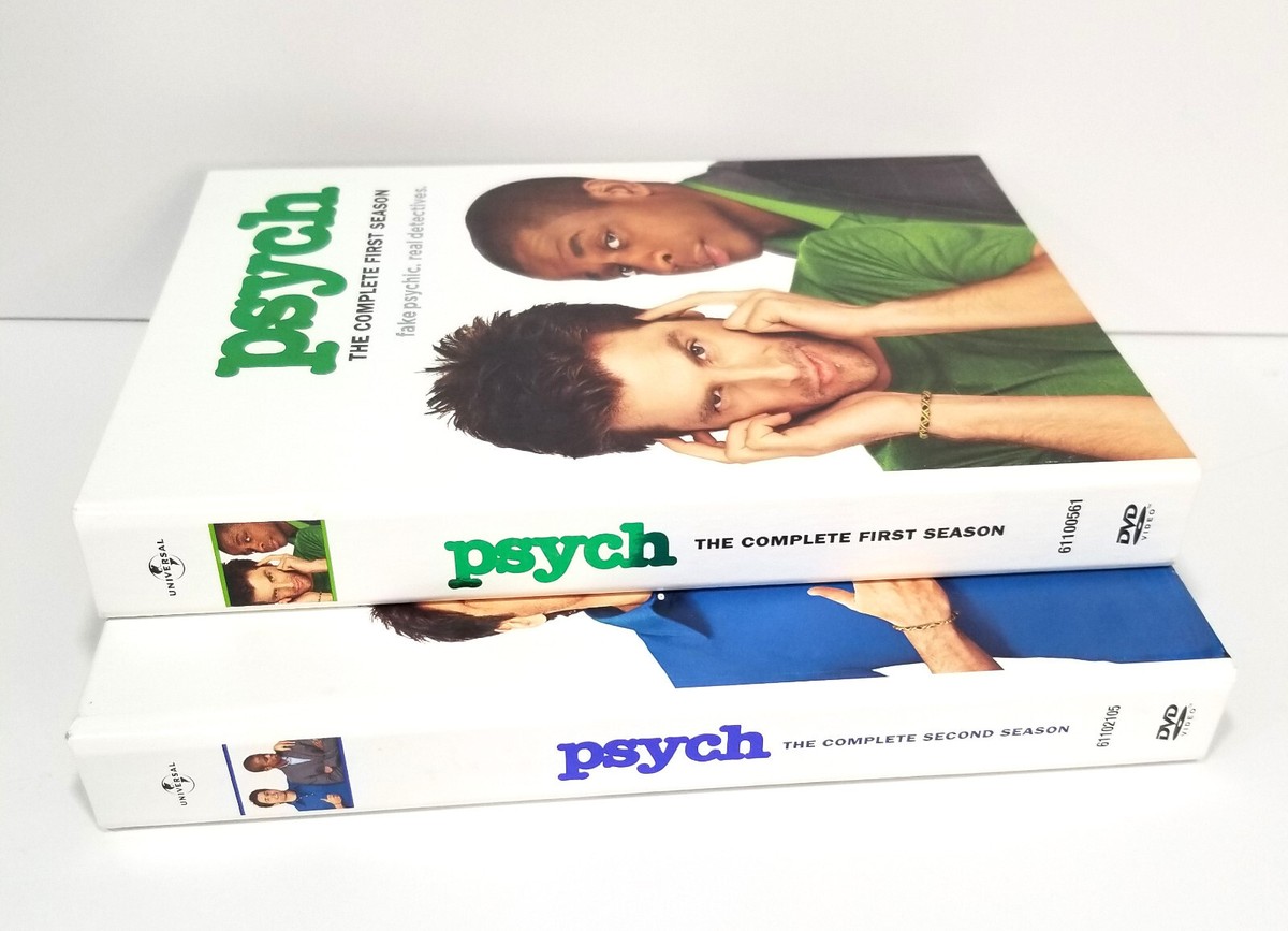 その他 Psych: Complete First &amp; Second Seasons [DVD] Psych: Complete First Season (DVD, 2007) and Complete Second