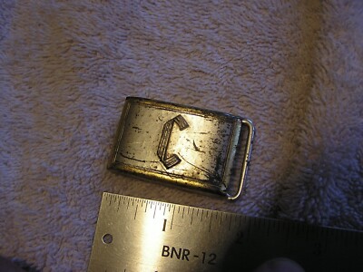 Vintage Hickok Belt Buckle Master Plate Initial C | eBay