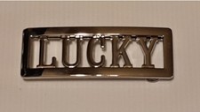 LUCKY Custom Personalized Name Belt Buckle -Put your name or word on Buckle