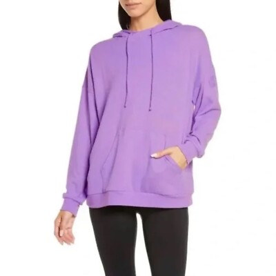 Alo Yoga Alolux Soho Cozy Hoodie Bright Orchid XS | eBay