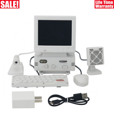 DIY Retro Mini Computer-design Game Console Support AV Input HD + 8G Memory Card
