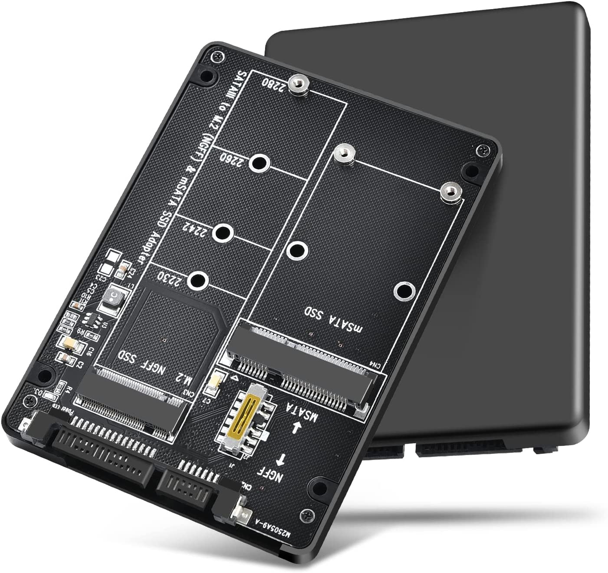 NGFF to SATA Adapter MSATA and B Key/B&M Key NGFF SDD to SATA  III