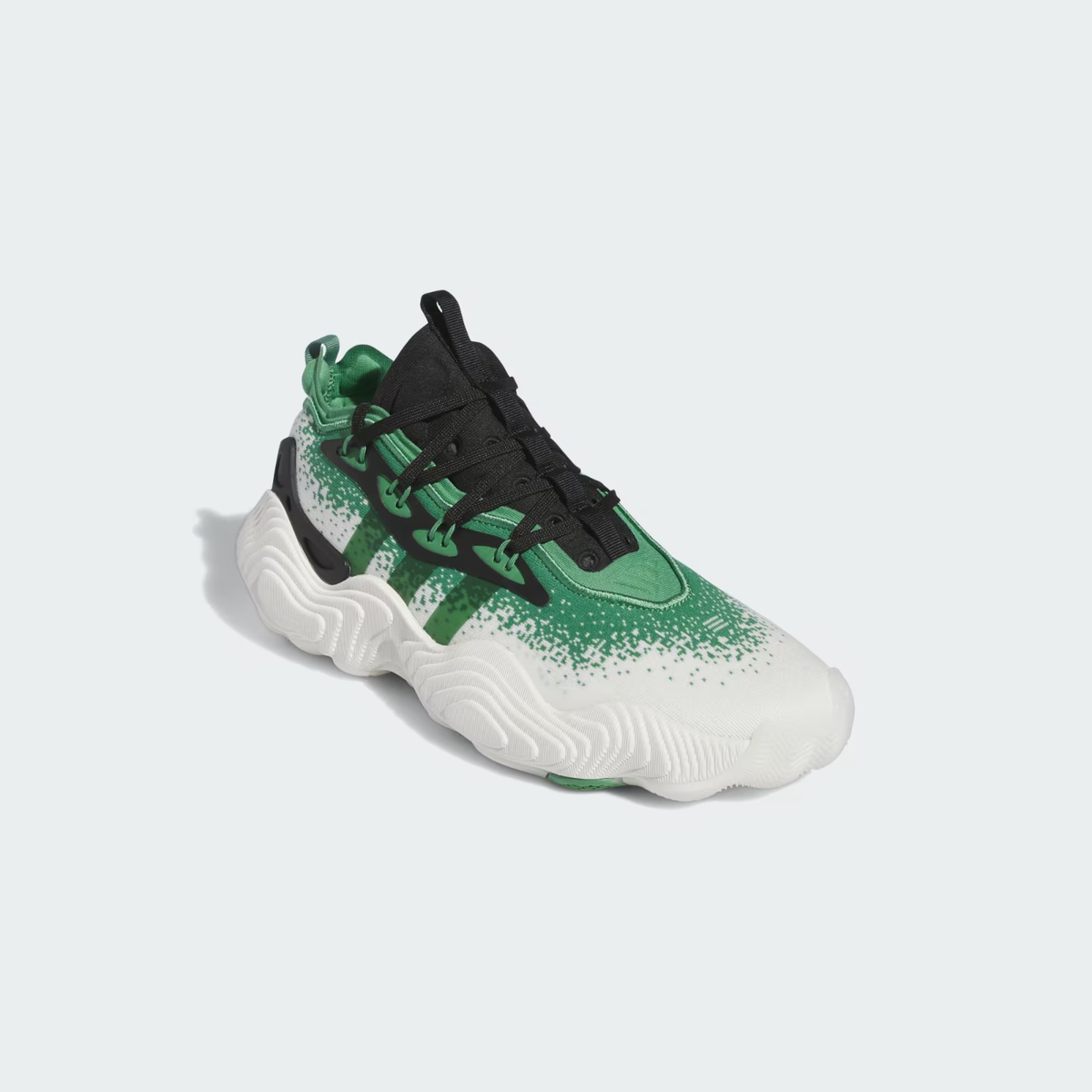 NWOB MEN'S ADIDAS TRAE YOUNG 3 BASKETBALL IE2703 OFF WHITE GREEN