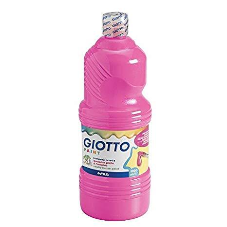 Giotto Tempera pronta Magenta 10, 500ml school paint Flacone Pittura - Foto 1 di 1