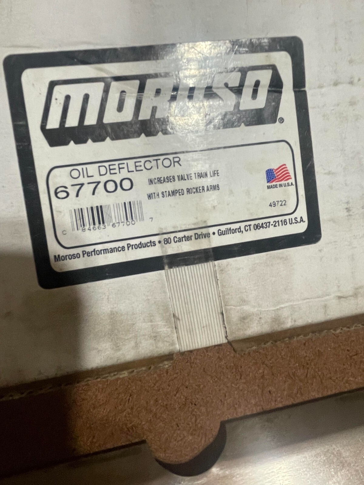 MOR67700 Moroso 67700 Valve Train Oil Deflector, sbc, sbf, 350 eBay