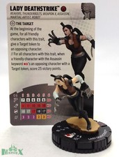 Heroclix Deadpool Weapon X set Lady Deathstrike 041 Rare figure w/card 