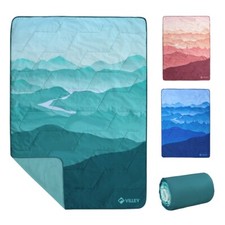 Portable Beach Blanket Picnic Blankets Picnic Mat 75"Lx52"W for 2-3 Person w/Bag