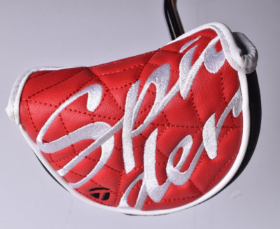 NEU TAYLORMADE SPIDER GT GOLF PUTTER ABDECKUNG ROT/WEISSE HÄLFTE