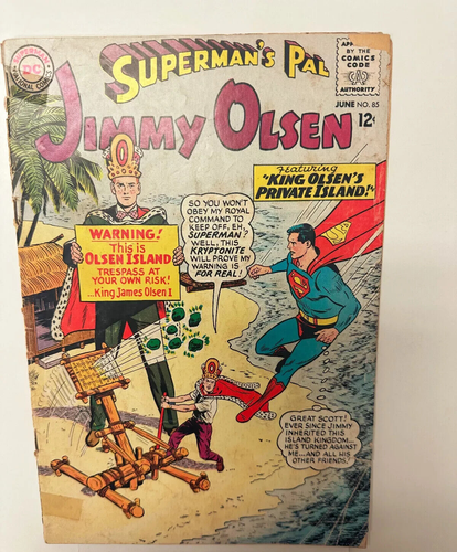 Superman's Pal Jimmy Olsen #62 or # 85 DC Comics 12 Cent Cover Price Silver Age - Picture 3 of 4