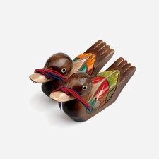 Petit ensemble traditionnel de sculpture sur bois sculpture sur bois - canard