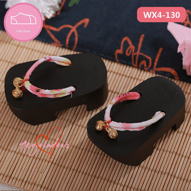 SAOLA Infradito 1 4 MSD BJD scarpe basse suola spessa kimono pantofole sandali campanella piccola