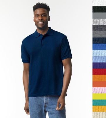 4er Pack Herren 50/50 Poloshirt Gildan Rippstrickkragen DryBlend Jersey S-3XL Ök
