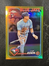 CAM EDEN 2024 Topps Chrome Update Gold Refractor 35/50 RC