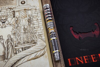 Montegrappa L.E 333 Dante Alighieri Inferno Sterling Silver Fountain Pen DHL DDP