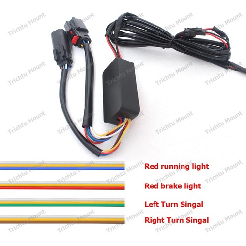 Saddlebag LED Brake Turn Signal Light For Harley Touring Street Glide/Road King - Picture 10 of 21