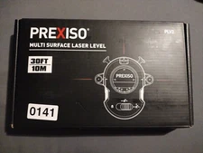 PREXISO Multi Surface Laser Level - LED Light - 30Ft Horizontal & Vertical