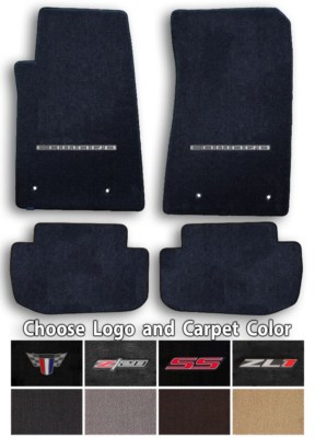 4-Piece Custom Carpet Floor Mats For Chevrolet Camaro Z28 - Choose Your Color & Logo!