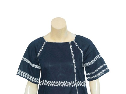 Joie Shoffie Embroidered Top S 6 Women's Casual Embroidered Short Sleeve 38651 - Picture 4 of 9