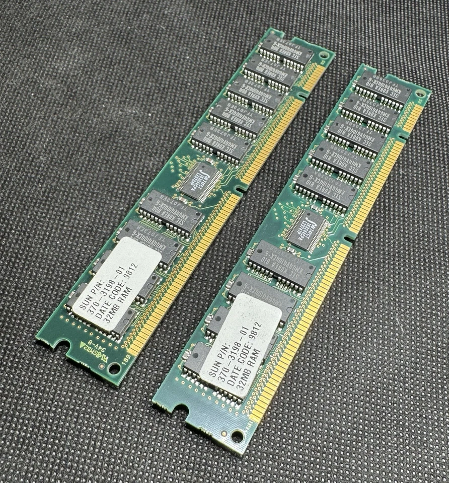 Sun X7030A 64MB (2x 370-3198 32MB) Memory Kit Sun Ultra 5 / Ultra 10, TESTED!! - Image 3 of 4