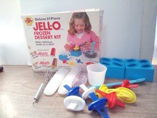 Vintage Jell-O Frozen Dessert Kit Kids Kitchen Kit 1986 Complete
