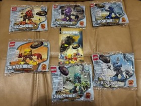 LEGO Bionicle McDonald's Matoran Tohunga All 6 Complete Set New Sealed Mctoran