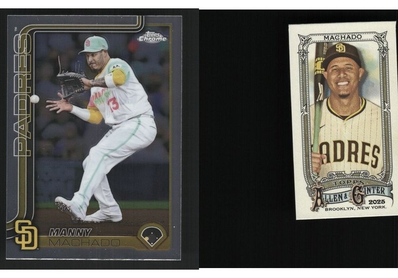 Manny Machado Baseball Card 2 Card LOT