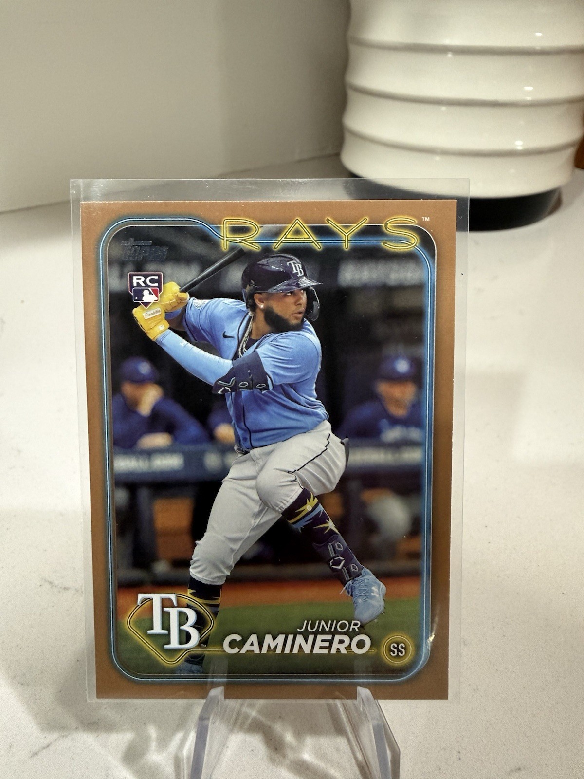 2024 Topps Series 2 - Junior Caminero #628 Gold /2024 (RC)