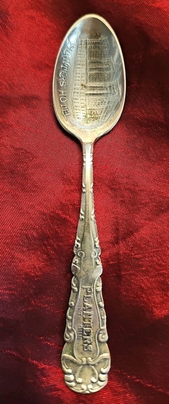 Planters Hotel St Louis MO Silver 4.5" Demitasse Spoon