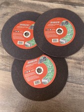 12  Diablo Concrete Cut Off Disc Blade 1  Arbor Masonry Saw NEW 3 pack lot
