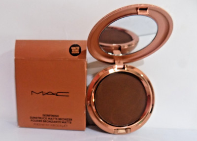AUTHENTIC!NEW!~MAC SKINFINISH SUNSTRUCK Matte Bronzer  (RICHER GOLDEN )0.28 OZ.