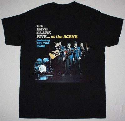 NEW The Dave Clark Five   At The Scene Black All Size Gift Fan T-Shirt BL2036