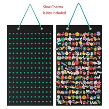 Shoe Charms Organizer with 100/180 Holes, Hanging Shoe Charm Holder, Shoe Decora