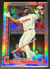 Jhonkensy Noel 2025 Topps Chrome #291 Refractor RC Guardians