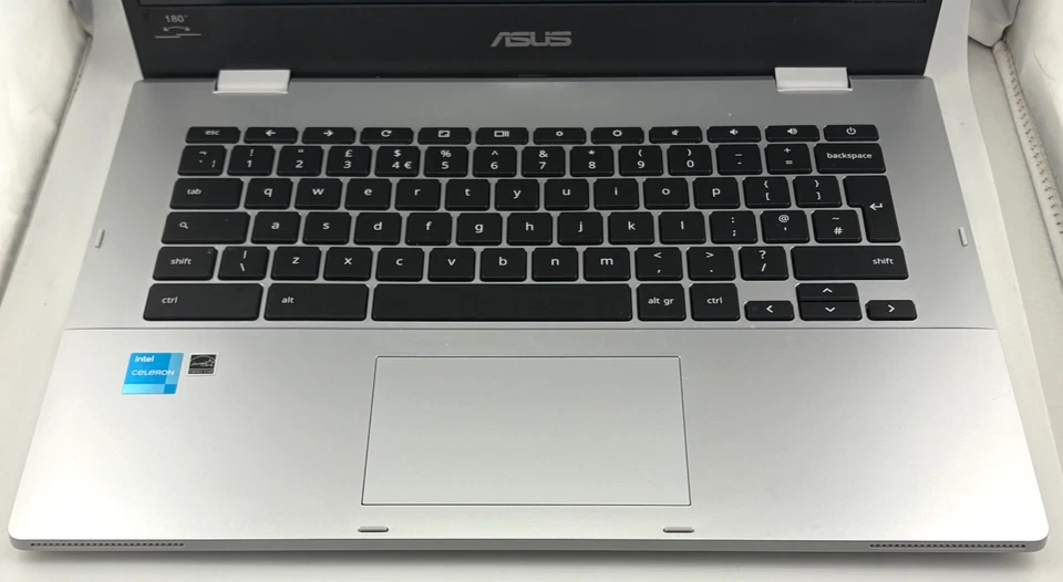 Asus Chromebook CX1 Laptop 14" Intel Celeron N4500 4GB RAM 64GB eMMC - In Box - Image 3 of 4