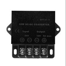 DC 24V To 12V 5A 60W Converter Step Down Regulator For Low Voltage Transform