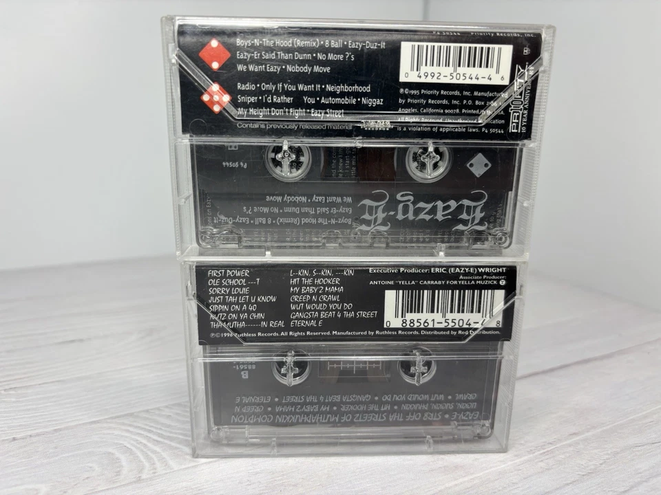 Eazy E Cassettes - Eternal E & Str8 Off The Streets Of Compton VIDEO - Image 3 of 4