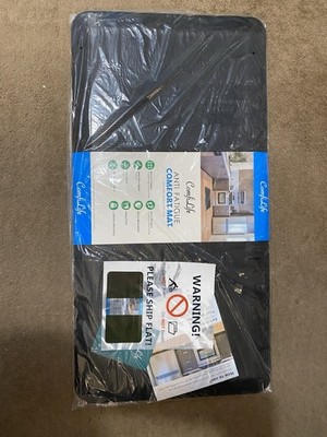 ComfiLife Anti-Ermüdungs-Bodenmatte - 3/4 Zoll dick perfekt 20'' x 39'' SCHWARZ