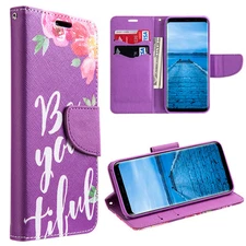 GSA BeYouTiful Folio Wallet Case For Samsung Galaxy S8 Plus - Purple
