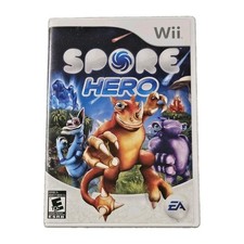 Spore Hero - Nintendo Wii - Tested & Complete w/ Manual Video Game